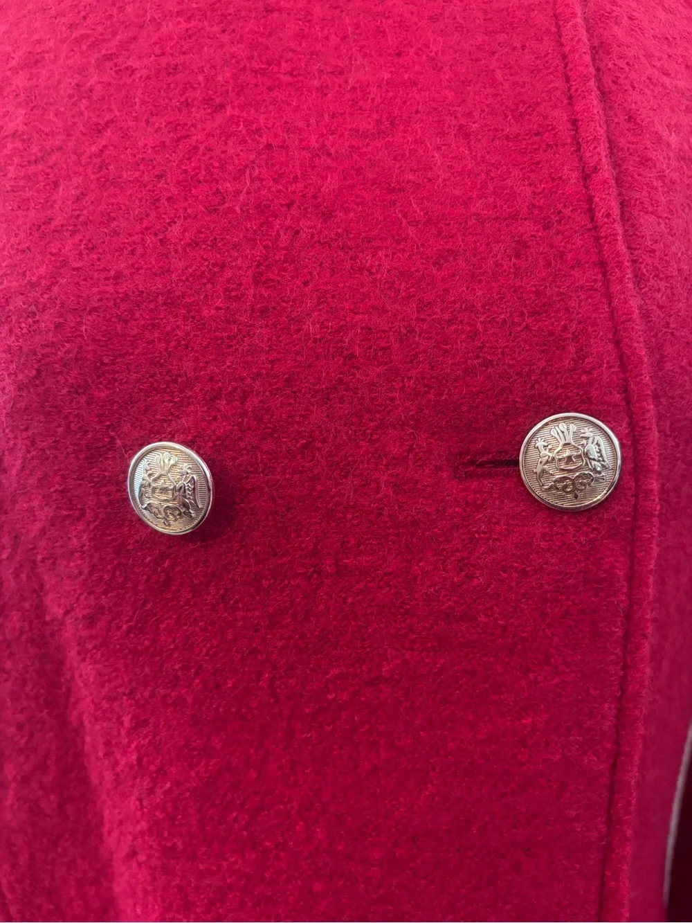 Talbots red jacket